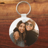 Zwart roze script zal je zijn Mijn Bridesmaid Sleutelhanger (Achterkant)