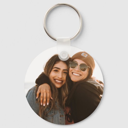 Zwart roze script zal je zijn Mijn Bridesmaid Sleutelhanger (Achterkant)