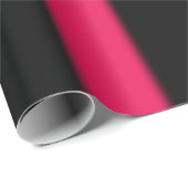 Zwart-roze strepen cadeaupapier (Rol Hoek)