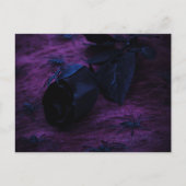 Zwart Rozen Briefkaart (Voorkant)