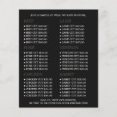 Zwart Rundvee, Boer & Slager Reclame Flyer (Achterkant)