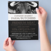 Zwart Rundvee, Boer & Slager Reclame Flyer (Hand)