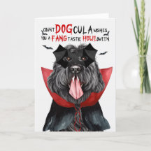 Zwart Russisch Hond Grappig Count DOGcula Hallowee
