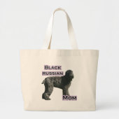 Zwart Russisch Moeder 4 Grote Tote Bag (Voorkant)