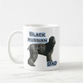 Zwart Russisch Terriër Pa 4 Koffiemok (Links)