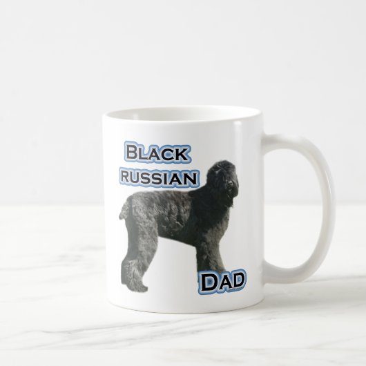 Zwart Russisch Terriër Pa 4 Koffiemok (Rechts)