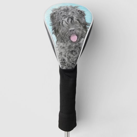 Zwart Russisch tertierschilderij - Kute Original D Golfheadcover (Voorkant)
