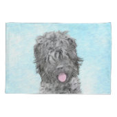 Zwart Russisch tertierschilderij - Kute Original D Kussensloop (Achterkant)