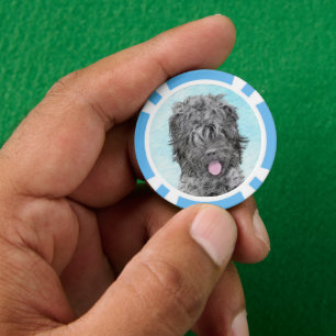 Zwart Russisch tertierschilderij - Kute Original D Poker Chips