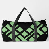 Zwart Sage Groen Plunjezak (Achterkant)