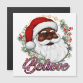 Zwart Santa Geloof Melanine Man Kerstmis Cheer (Voorkant / Achterkant)