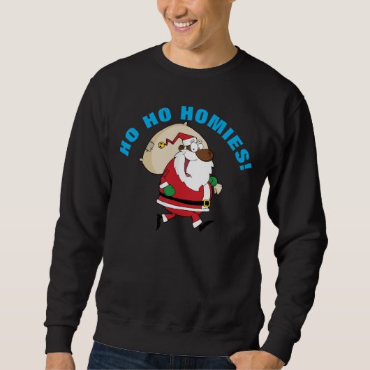 Zwart Santa Shirt (Voorkant)
