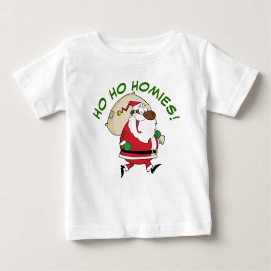 Zwart Santa Shirt (Voorkant)