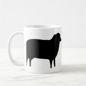zwart schaaictogram koffiemok (Links)