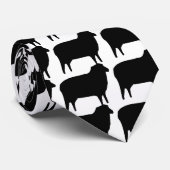 zwart schaaictogram stropdas (Opgerold)