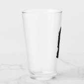 zwart schaakstuk glas (Rechts)