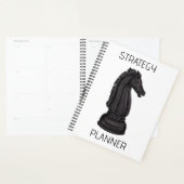  zwart schaakstuk planner (Display)