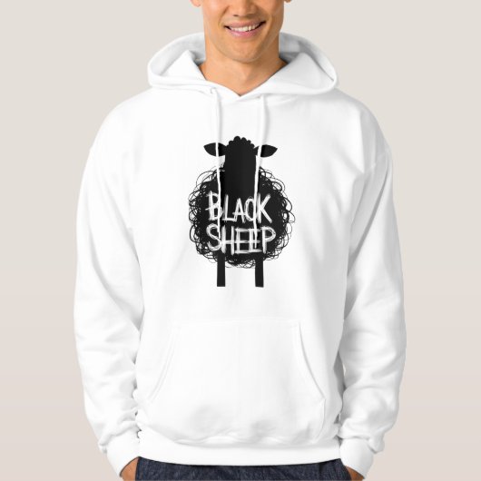 Zwart schaap: Uniek Hoodie (Voorkant)