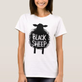Zwart schaap: Uniek T-shirt (Voorkant)