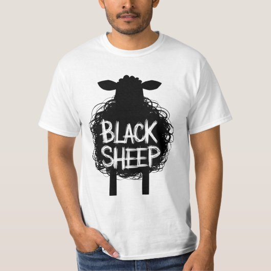 Zwart schaap: Uniek T-shirt (Voorkant)