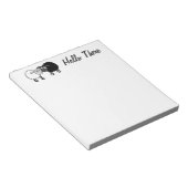 Zwart schaap wit Notitieblok 5,5 x 6 inch 40 pagin (Schuin)