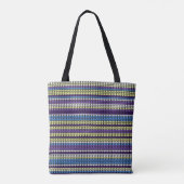 Zwart Schapengarens & Woollies Knit Print Tas (Achterkant)