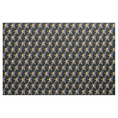 Zwart schijfGolf Driving Sequence Stof (Fat Quarter)