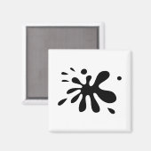 Zwart schilderspatbord magneet (Voorkant / Achterkant)