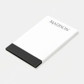 Zwart Schone Naam | Klassieke professional Post-it® Notes (Schuin)