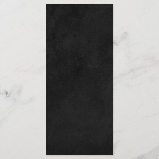 Zwart schoolbord Menu Love Heart - Huwelijk, Feest (Achterkant)