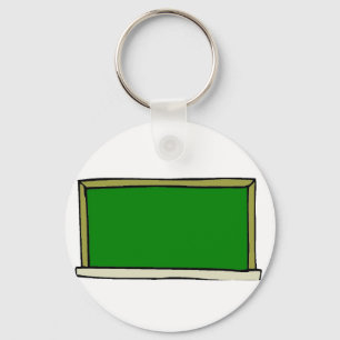 Zwart schoolbord sleutelhanger