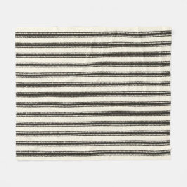 Zwart schoppenplank  fleece deken