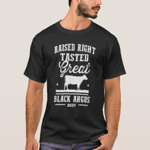 Zwart schuim rechtuit gekleed t-shirt