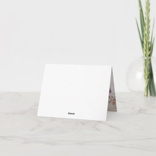 Zwart Script 2 foto voor altijd dankbare bruiloft Bedankkaart (Achterkant)