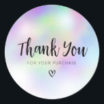 zwart script bedankt je bedrijf ronde sticker<br><div class="desc">mooi ontwerp van zwart script. U kunt de tekst en andere eigenschappen met inbegrip van de vorm en de grootte aanpassen.</div>