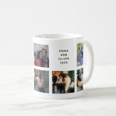 zwart script | Beste vrienden foto Koffiemok (Voorkant rechts)