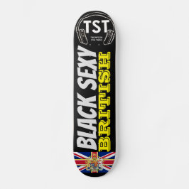 ZWART SEKSY BRITSE OFFICIELE UK Skateboard