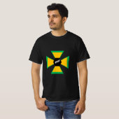 Zwart shirt, AFRICA SPORT T-shirt (Voorkant volledig)