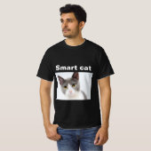 Zwart shirt design, slim shot afbeelding (Voorkant volledig)