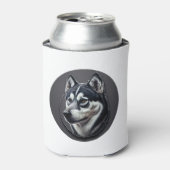 Zwart Siberisch Blikjeskoeler (Blikje Voorkant)