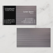 Zwart SideBand - geborsteld metaal II Tex Visitekaartje (Voorkant / Achterkant)