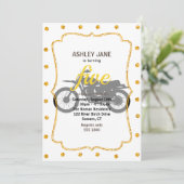 Zwart silhouet van de fiets - Kies achtergrondkleu Kaart (Staand voorkant)