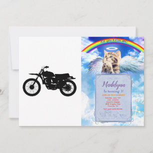 Zwart silhouet van de fiets - Kies achtergrondkleu Kaart