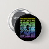 Zwart silhouet van een basketballer tegen de ronde button 5,7 cm (Voorkant /achterkant)