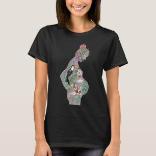 Zwart Silhouet (voorontwerp) T-shirt