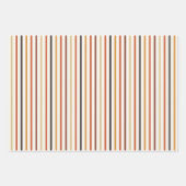 ZWART SINAASAPPEL BRUINE TAN HERFST STREPEN INPAKPAPIER VEL (Voorkant 3)