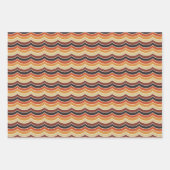 ZWART SINAASAPPEL BRUINE TAN HERFST STREPEN INPAKPAPIER VEL (Voorkant 2)