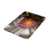 Zwart Sinaasappel Cactus Close-up fotografie Dream Badmat (Gekanteld)