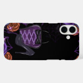ZWART SINAASAPPEL PAARSE HALLOWEEN TAS & HAKKEN Case-Mate iPhone CASE (Achterkant (horizontaal))