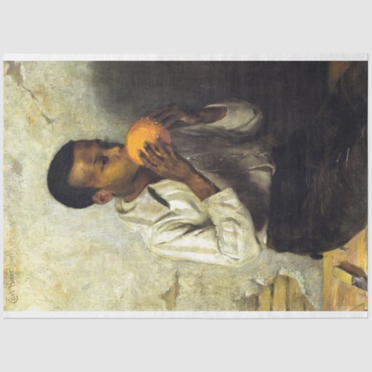  zwart Sinaasappel papier voor weefselproblemen (Voorkant)